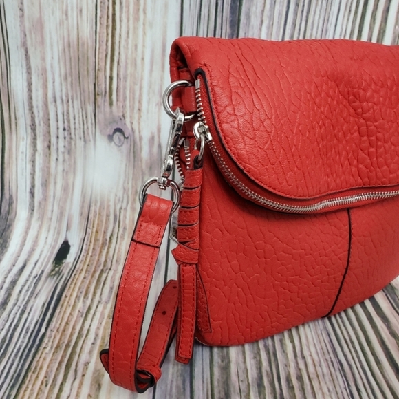 Vince Camuto Red Cory Lamb Leather Crossbody - Picture 3 of 11